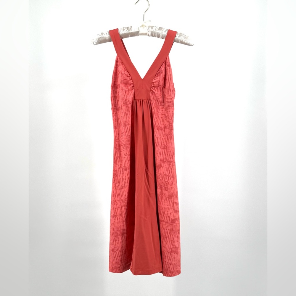 Patagonia Coral Abstract Print Nylon Spandex Blend Dress Size S